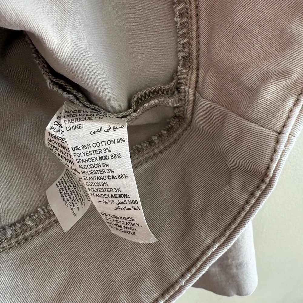White House Black Market Taupe Blazer with Silver Buttons - Picture 8 of 9
